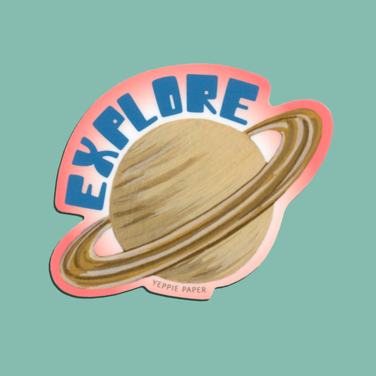 EXPLORE - DIE CUT STICKER