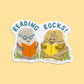 READING ROCKS - DIE CUT STICKER
