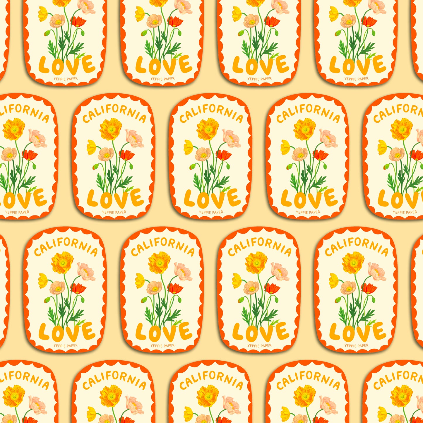 CALIFORNIA LOVE - DIE CUT STICKER