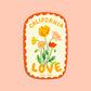 CALIFORNIA LOVE - DIE CUT STICKER