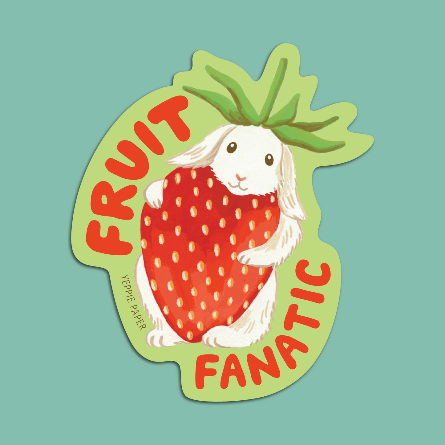 FRUIT FANATIC - DIE CUT STICKER