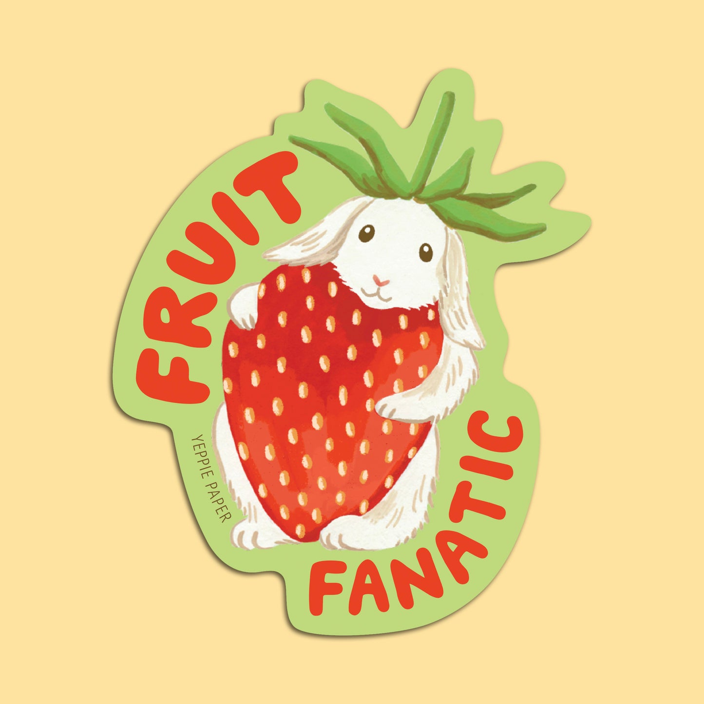 FRUIT FANATIC - DIE CUT STICKER