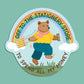 STATIONERY STORE BEAR - DIE CUT STICKER