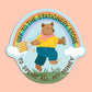 STATIONERY STORE BEAR - DIE CUT STICKER