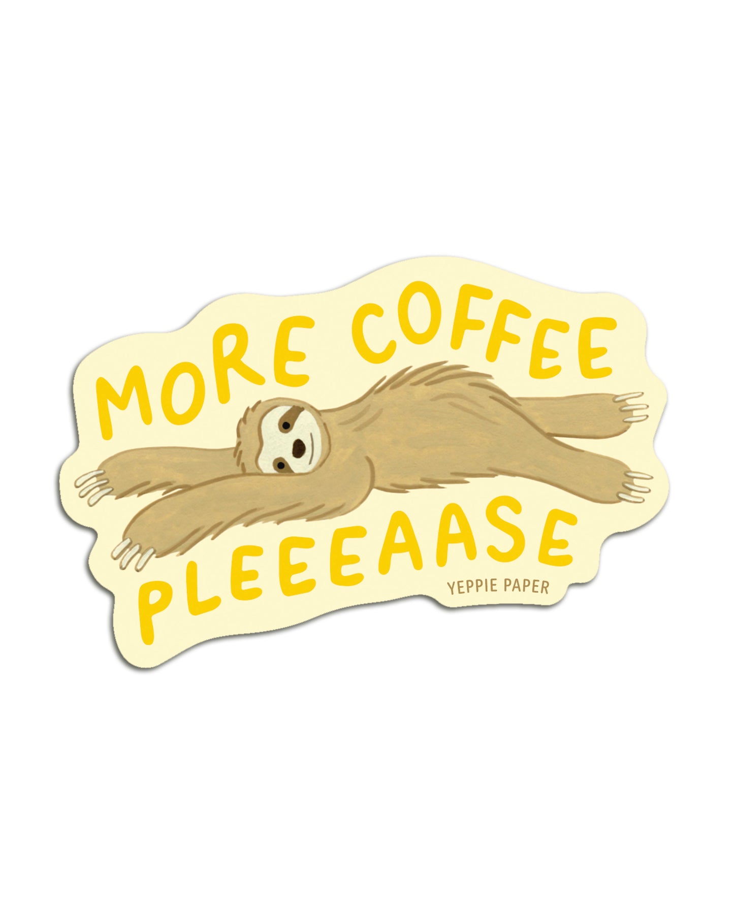 MORE COFFEE - DIE CUT STICKER