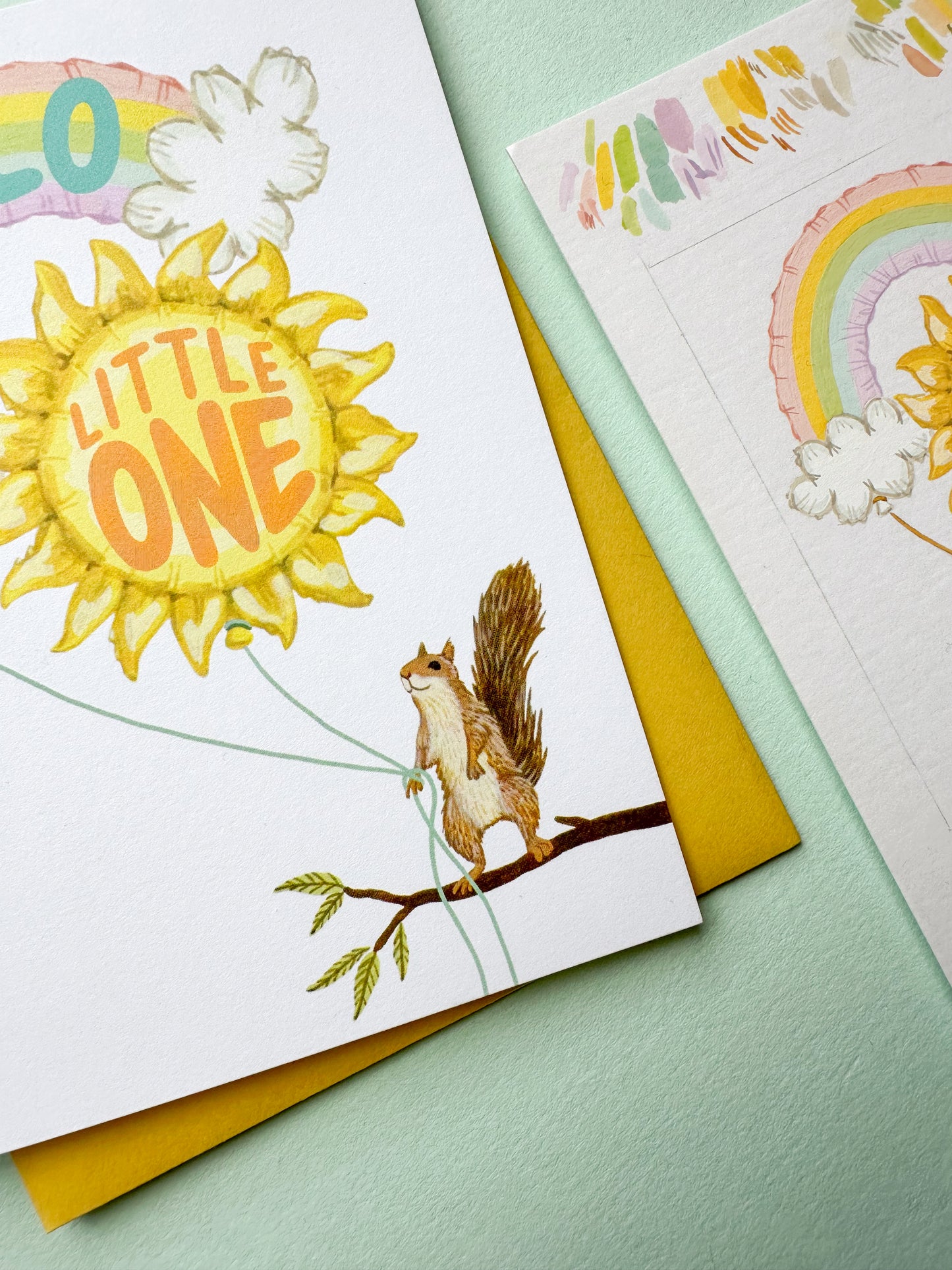 BABY BALLOONS - NEW BABY GREETING CARD