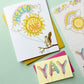 BABY BALLOONS - NEW BABY GREETING CARD