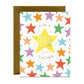 GOLD STAR - TEACHER APPRECIATION GREETING CARD