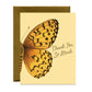 FRITILLARY BUTTERFLY - THANK YOU GREETING CARDS, BOXED SET OF 8