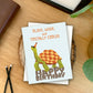 TORTALLY COOL TORTOISE - BIRTHDAY GREETING CARD