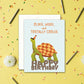 TORTALLY COOL TORTOISE - BIRTHDAY GREETING CARD