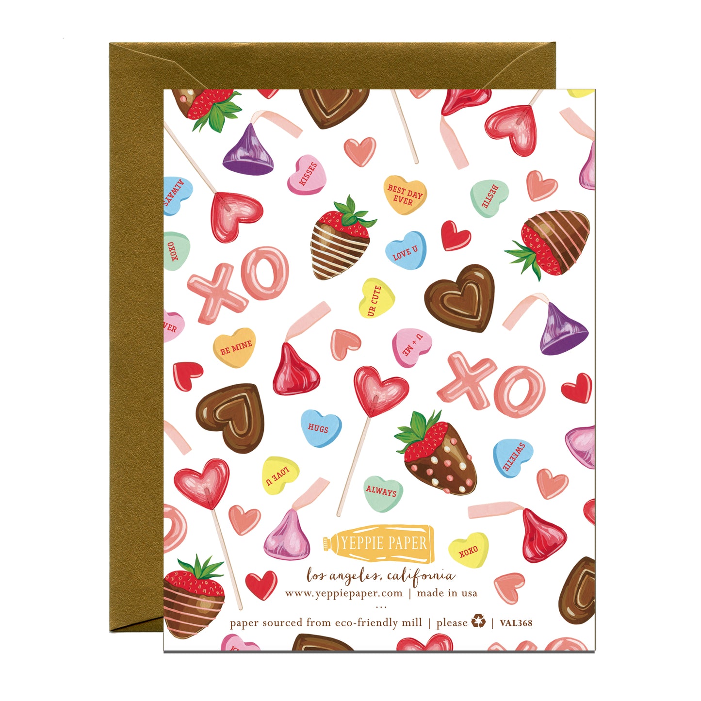 SWEET CANDY - VALENTINE'S DAY GREETING CARD