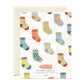 BABY SOCKS - NEW BABY GREETING CARD