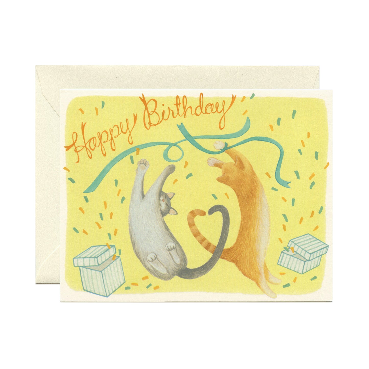 HAPPY CATS - BIRTHDAY GREETING CARD
