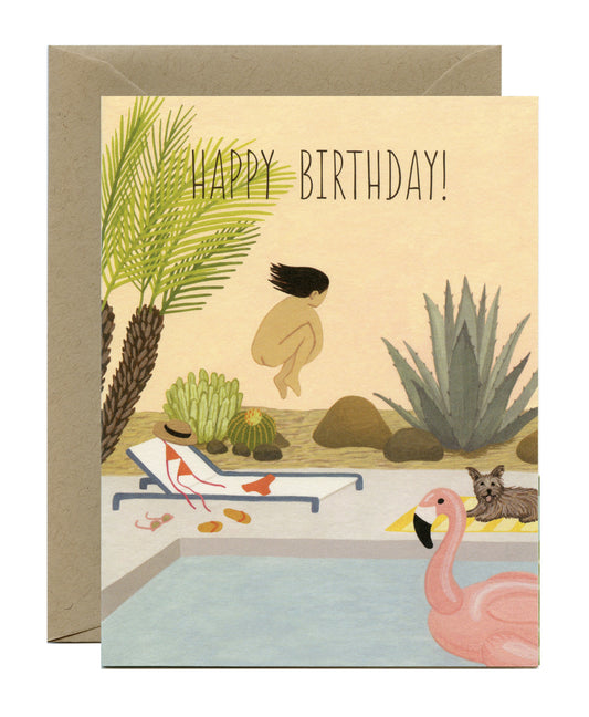 BIRTHDAY SUIT - BIRTHDAY GREETING CARD