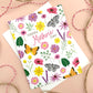 BEAUTIFUL BUTTERFLIES AND FLOWERS - MOTHER'S DAY GREETING CARD