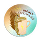 CAFFEINATED SQUIRREL - DIE CUT STICKER