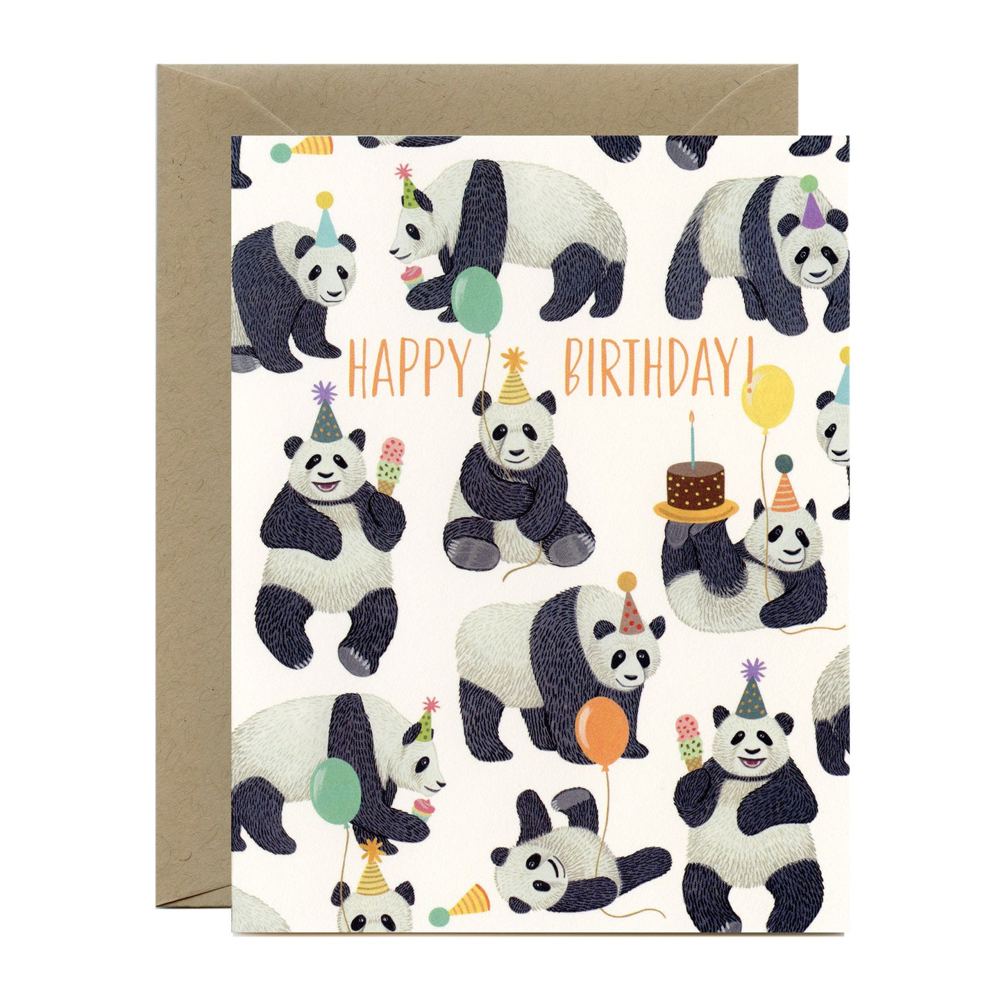 PANDAS GALORE - BIRTHDAY GREETING CARD