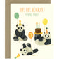 PANDAS, BALLOONS AND CAKE THIRD BIRTHDAY GREETING CARD