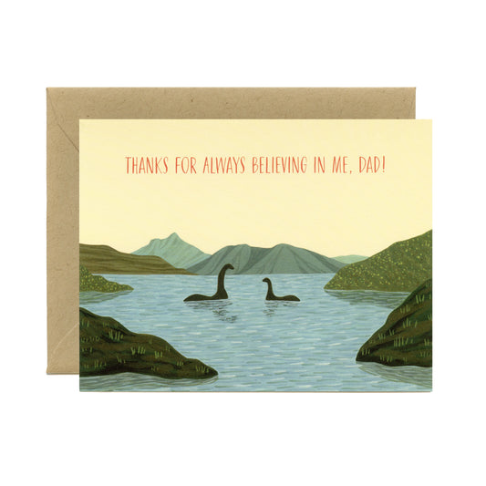 LOCH NESS DAD - FATHER'S DAY GREETING CARD