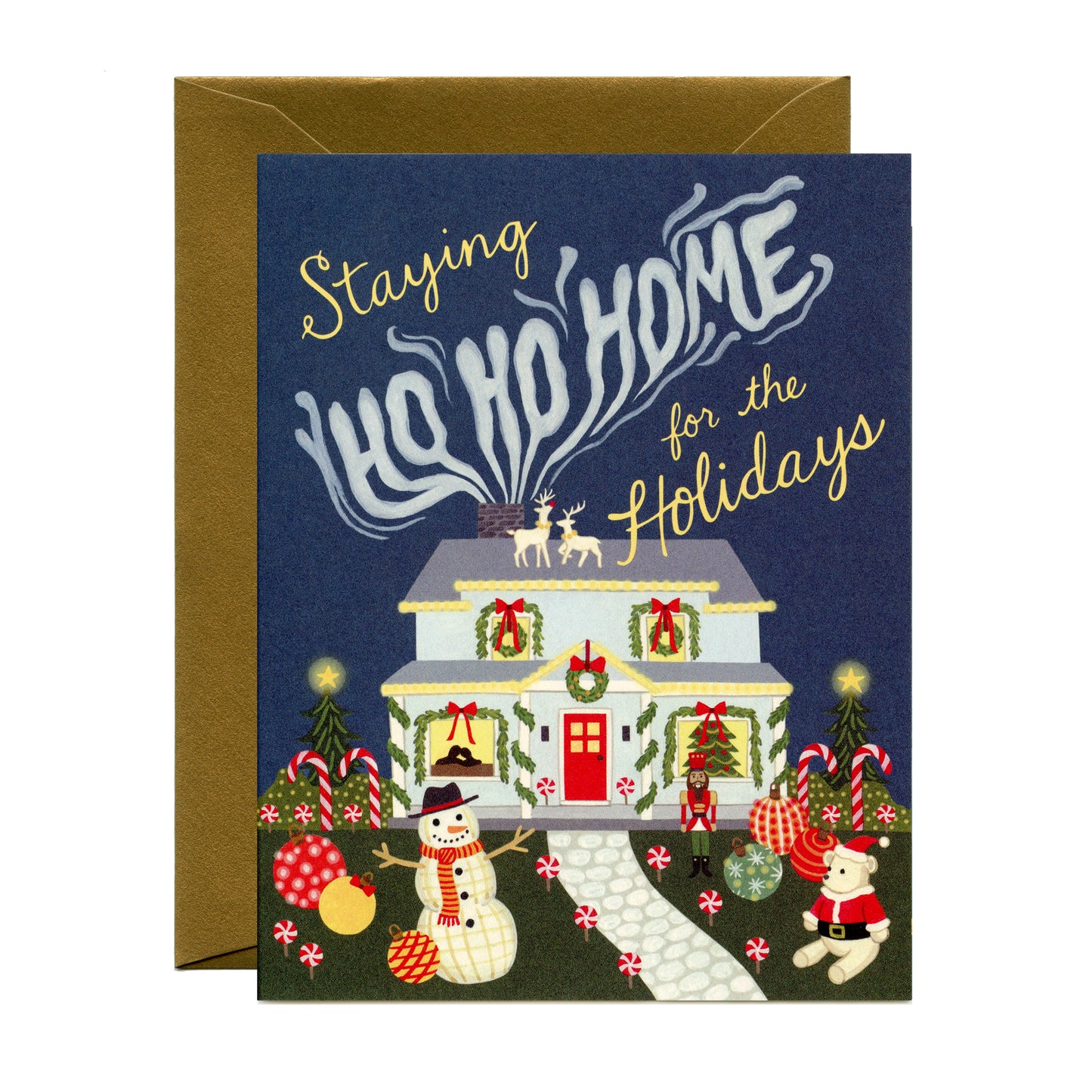 HO HO HOME - HOLIDAY GREETING CARD