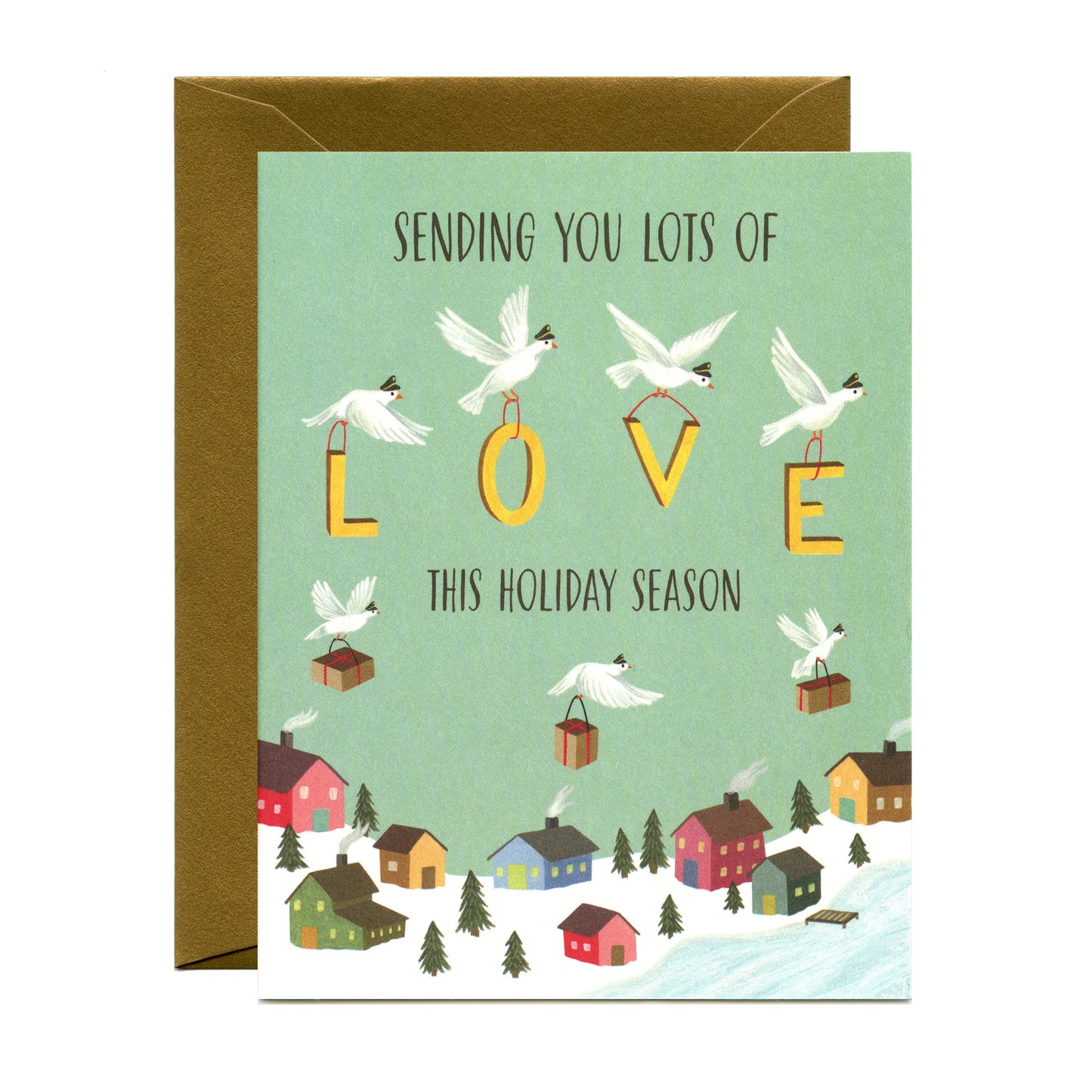 MESSENGER PIGEONS - HOLIDAY GREETING CARD