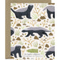 BLACK & WHITE HONEY BADGERS - BLANK GREETING CARD