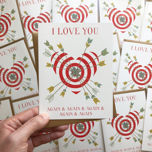 CUPID'S ARROWS - VALENTINE'S DAY GREETING CARD