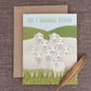 BADASS SHEEP - BIRTHDAY GREETING CARD