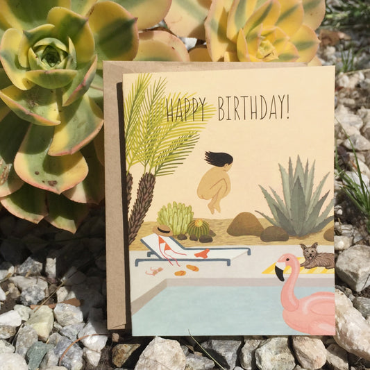 BIRTHDAY SUIT - BIRTHDAY GREETING CARD