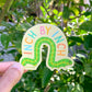 INCH WORM - DIE CUT STICKER