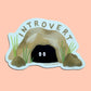 INTROVERT - DIE CUT STICKER