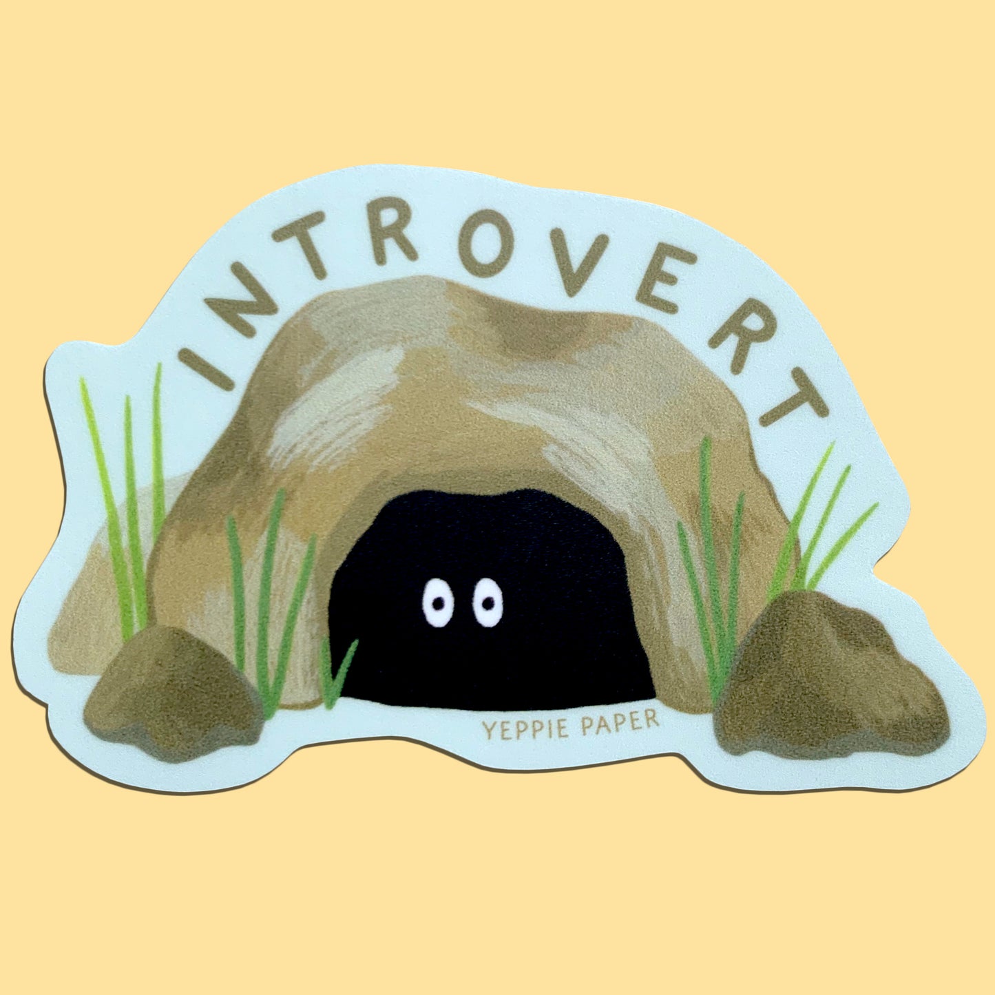 INTROVERT - DIE CUT STICKER