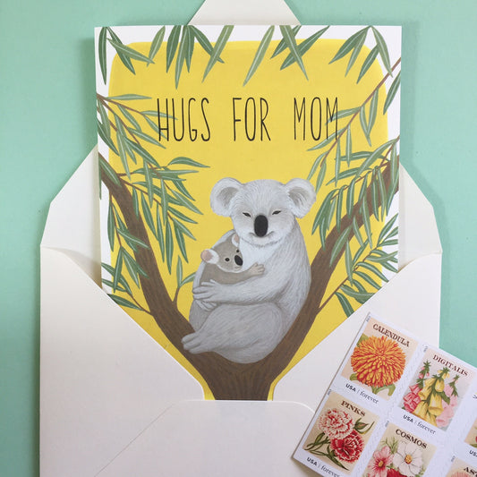 KOALA HUGS - MOTHER'S DAY GREETING CARD