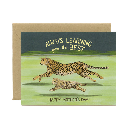 CHEETAH MOM - MOTHER'S DAY GREETING CARD