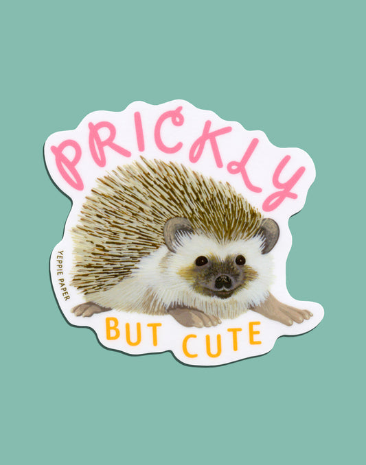 PRICKLY HEDGEHOG - DIE CUT STICKER