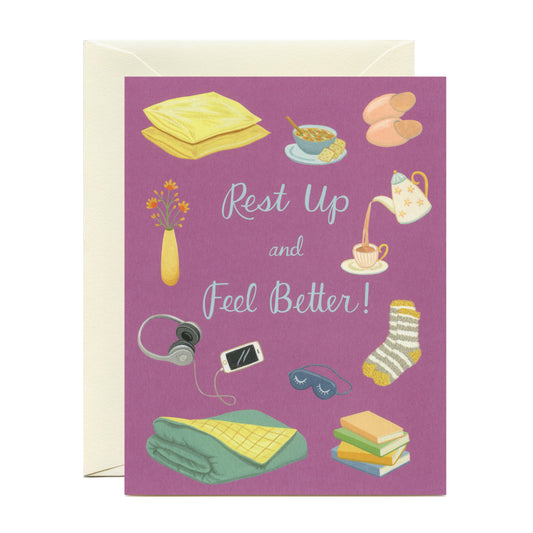 SICK DAY ESSENTIALS - SYMPATHY GREETING CARD