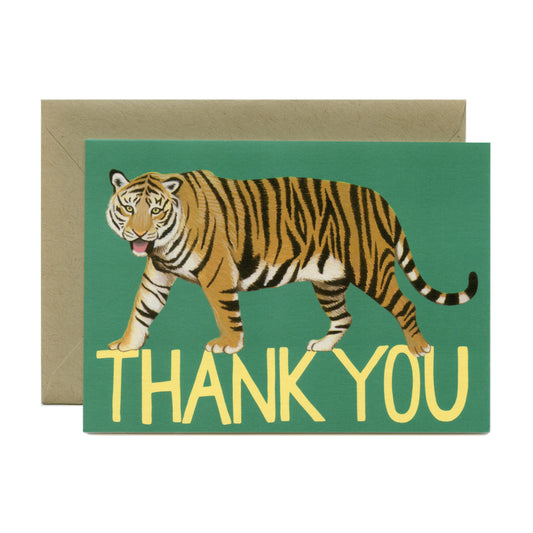 TIGER - THANK YOU GREETING CARDS, BOXED SET OF 8