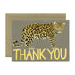 BIG CATS - THANK YOU GREETING CARDS, VARIETY BOXED SET OF 8