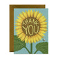 FLOWERS - THANK YOU GREETING CARDS, VARIETY BOXED SET OF 8