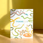 THANKS SNAKES - THANK YOU GREETING CARD