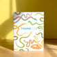 THANKS SNAKES - THANK YOU GREETING CARD