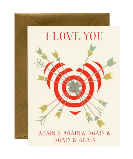 CUPID'S ARROWS - VALENTINE'S DAY GREETING CARD