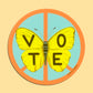 BUTTERFLY VOTE - DIE CUT STICKER