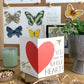 WHOLE HEART AND CUPID'S ARROW - VALENTINE'S DAY GREETING CARD
