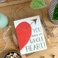 WHOLE HEART AND CUPID'S ARROW - VALENTINE'S DAY GREETING CARD