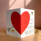 WHOLE HEART AND CUPID'S ARROW - VALENTINE'S DAY GREETING CARD