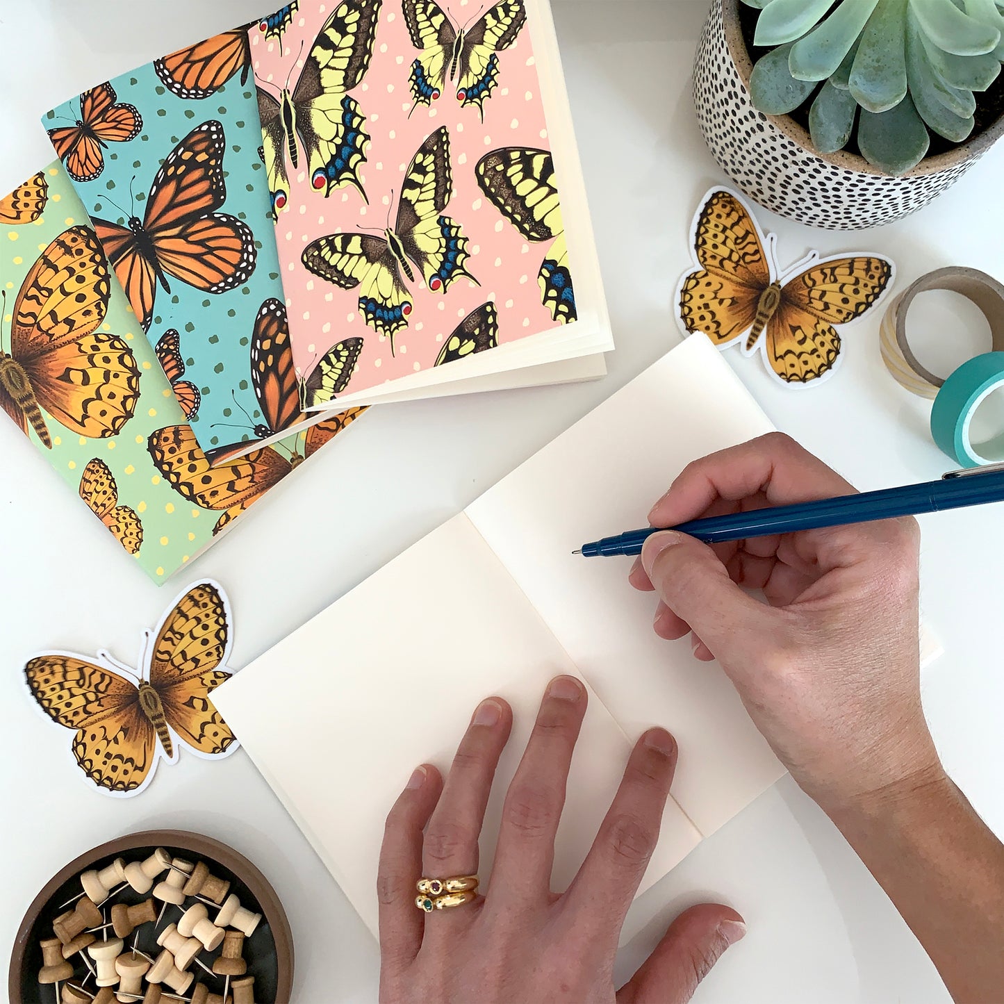 RED-SPOTTED PURPLE BUTTERFLY - POCKET NOTEBOOK